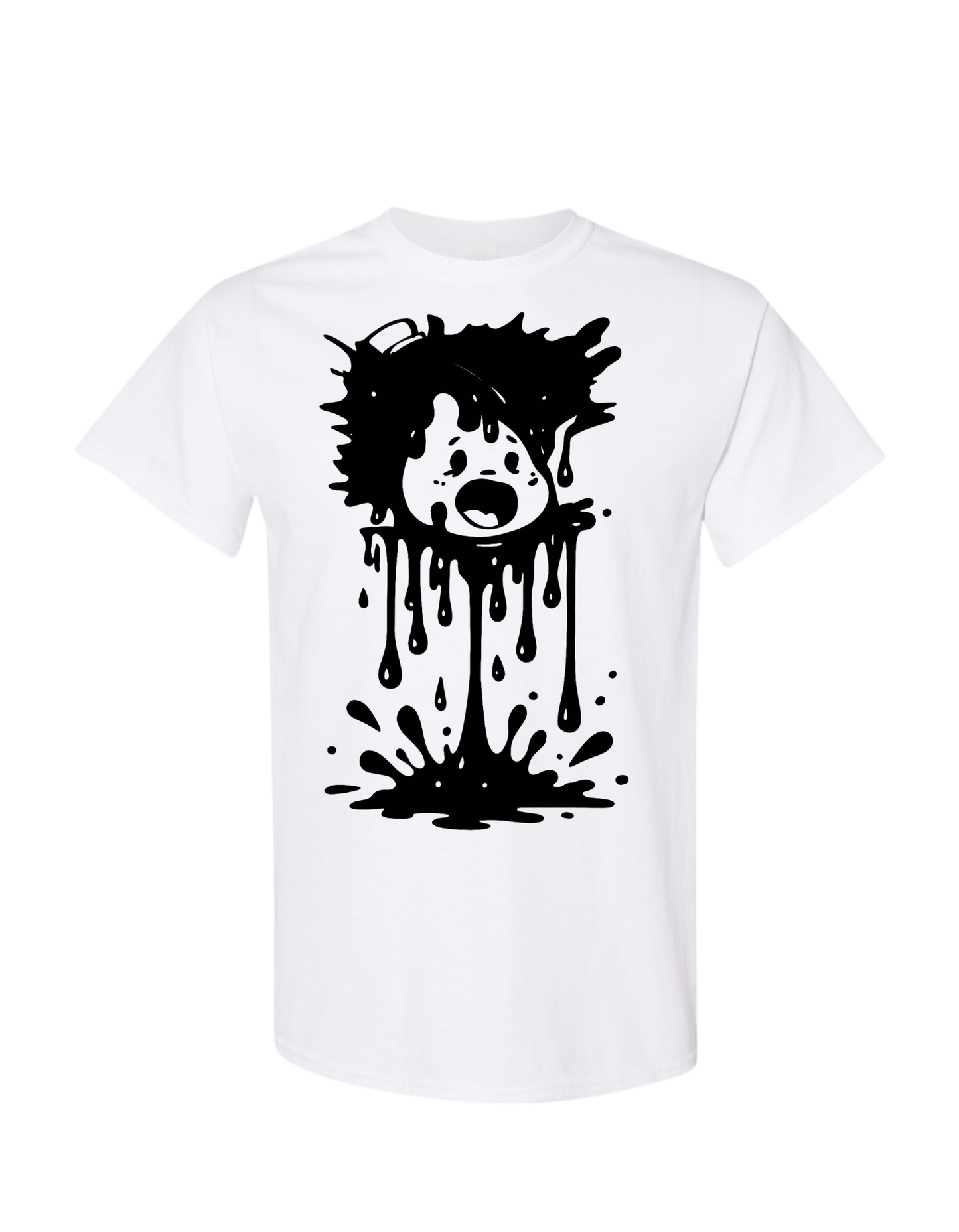 Awesome Sauce Black logo 2white shirt